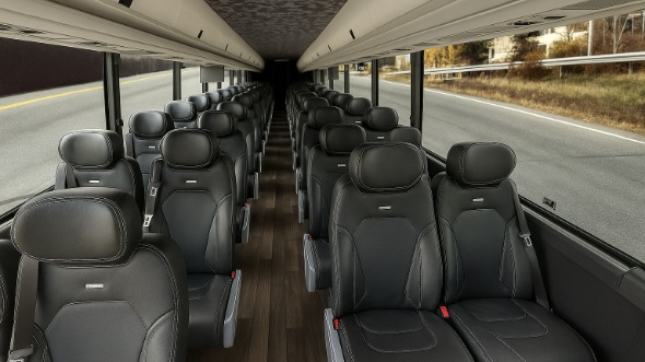 Interior of Paterson Party Bus Company's 30 Passenger Minibus in Paterson