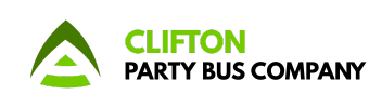 clifton party bus company logo