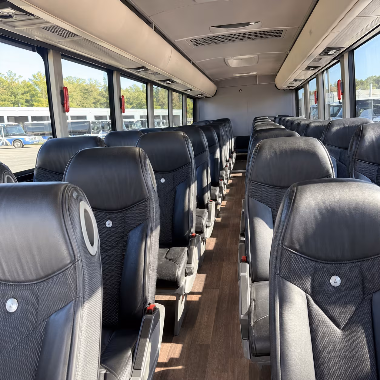 40-56 Passenger Charter Bus Interior