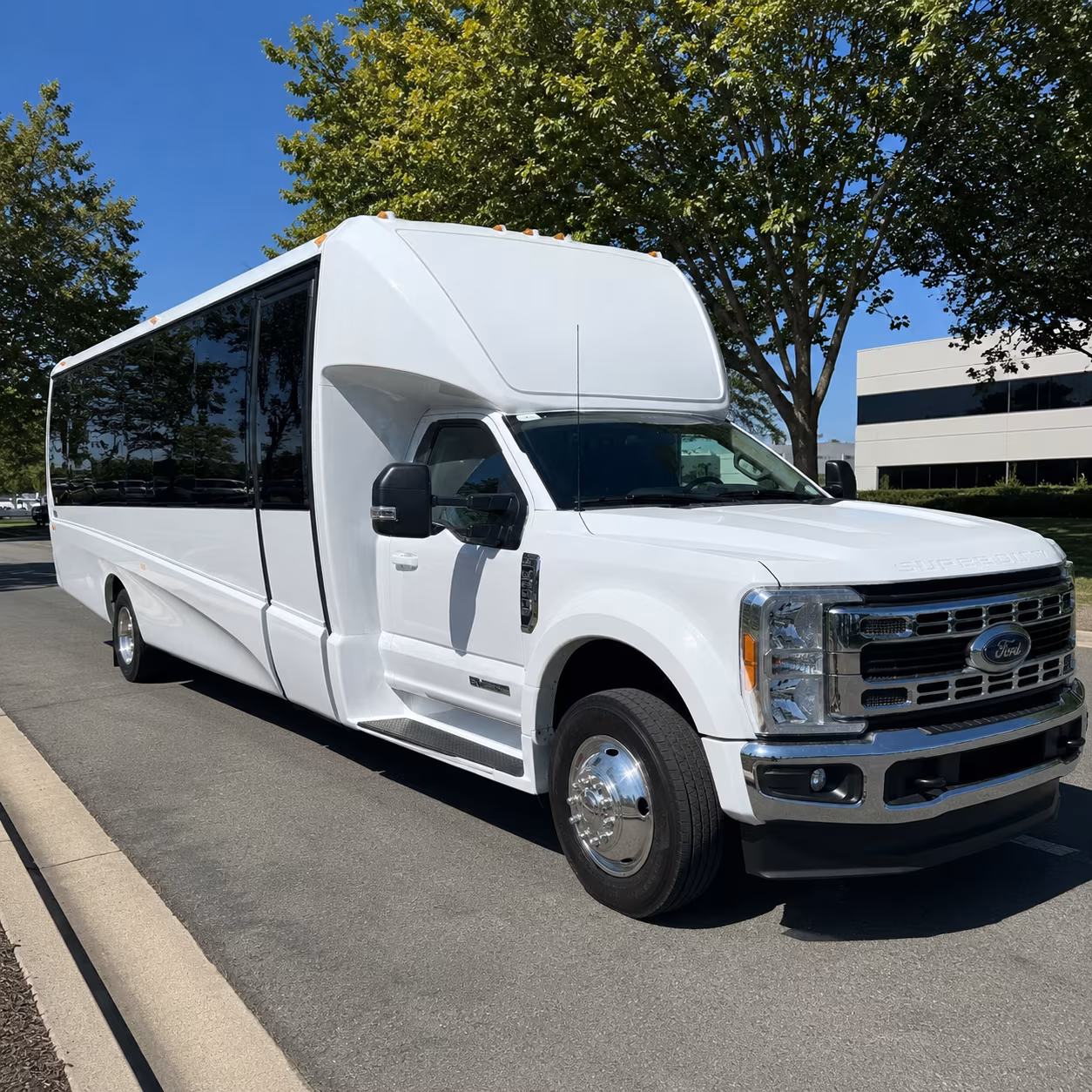 Paterson Airport Shuttle & Transportation party bus exterior