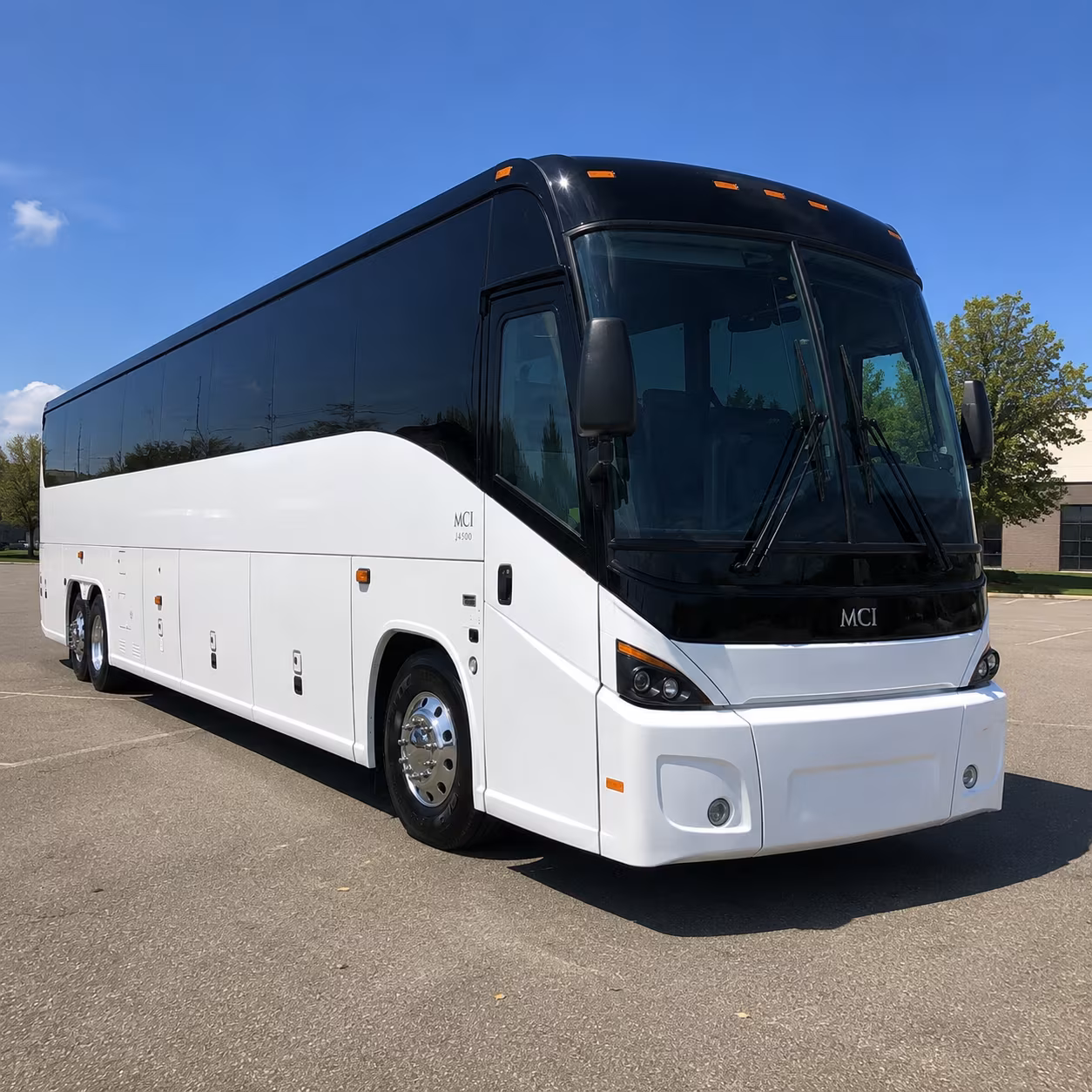 Paterson Airport Shuttle & Transportation party bus exterior
