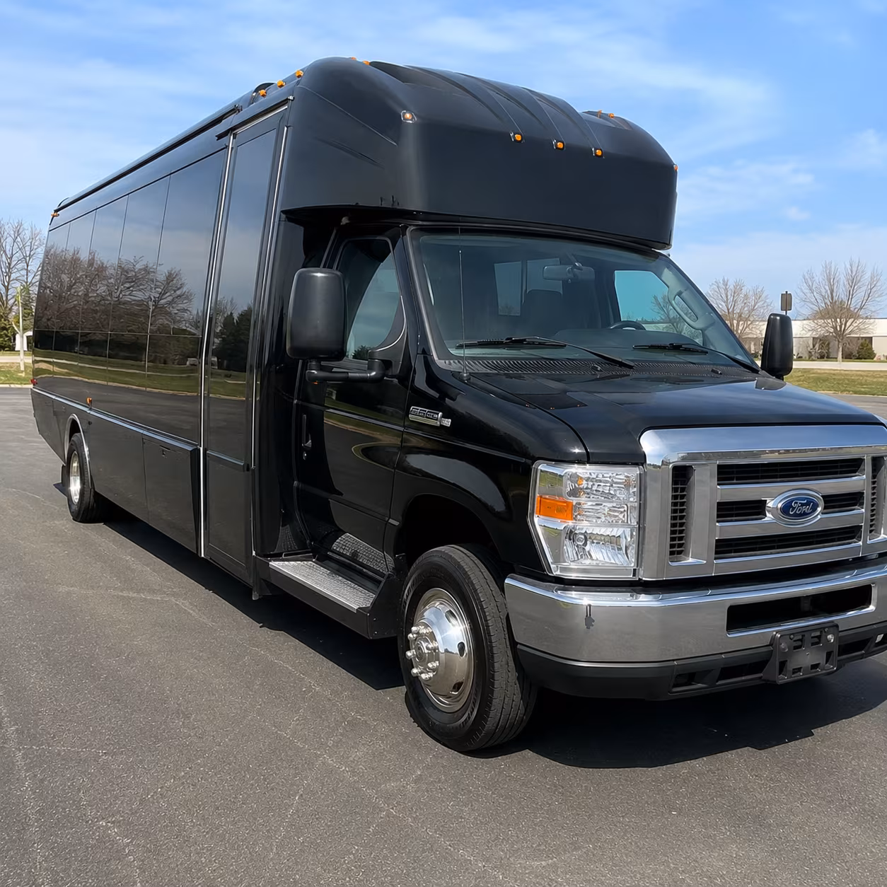 Paterson Birthday, Sweet 16, & Quinceañera Transportation party bus exterior