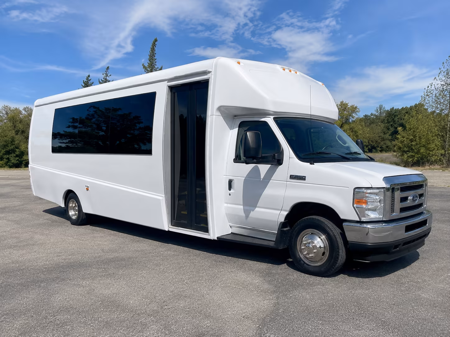 Paterson Birthday, Sweet 16, & Quinceañera Transportation party bus exterior