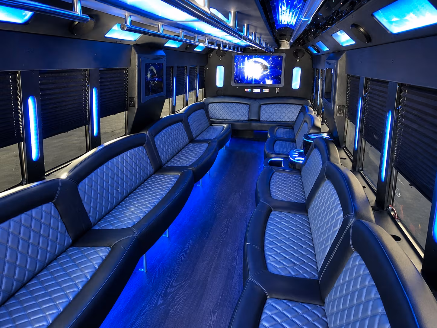 Paterson Concert & Music Festival Transportation party bus exterior