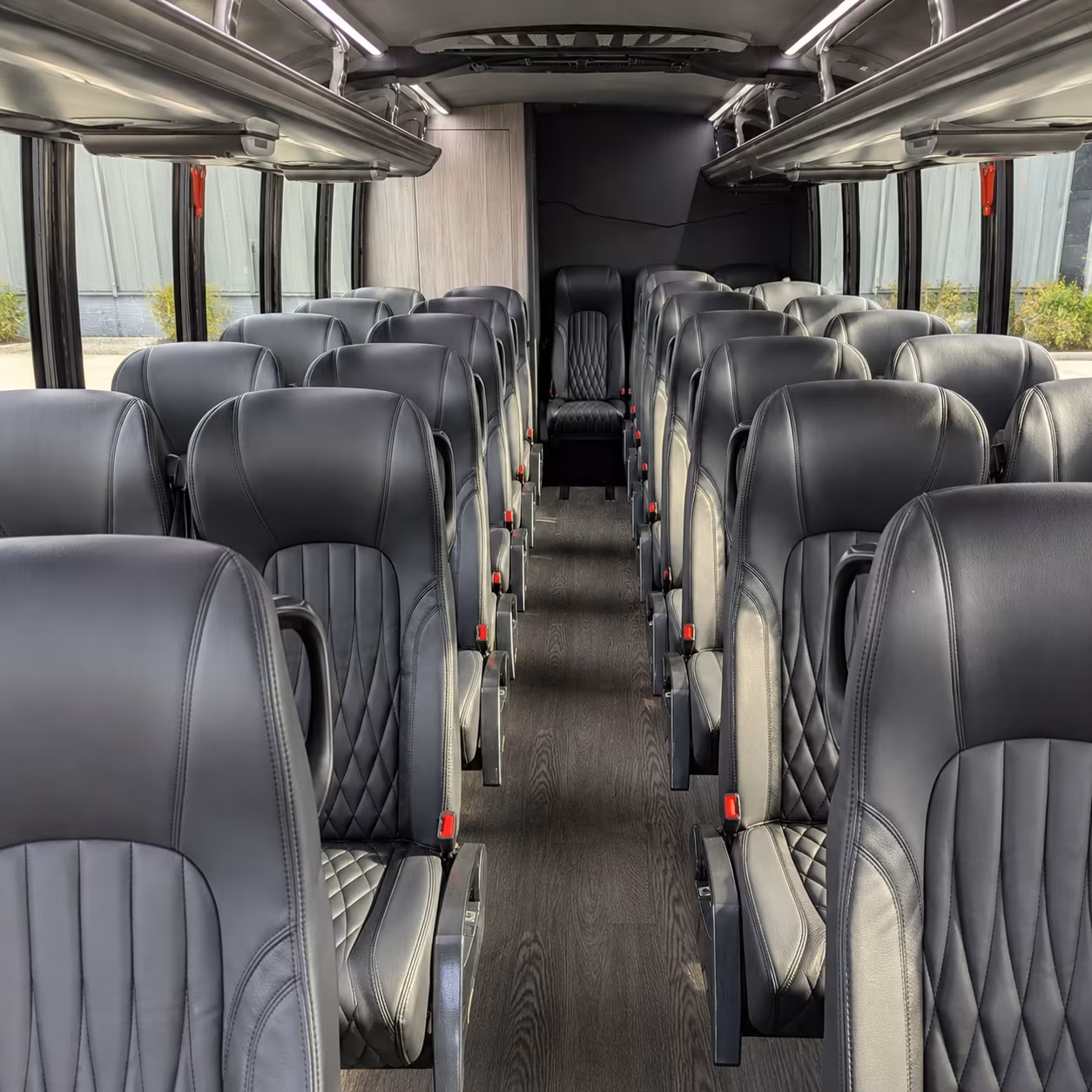 Paterson School Event Transportation party bus exterior