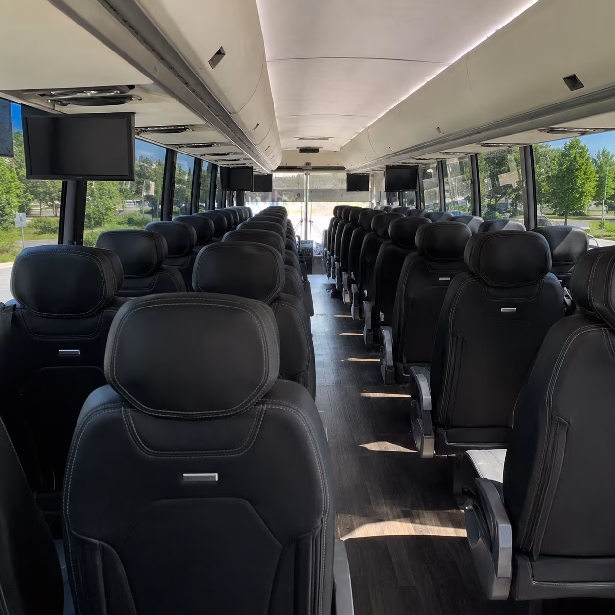 Paterson School Event Transportation party bus exterior