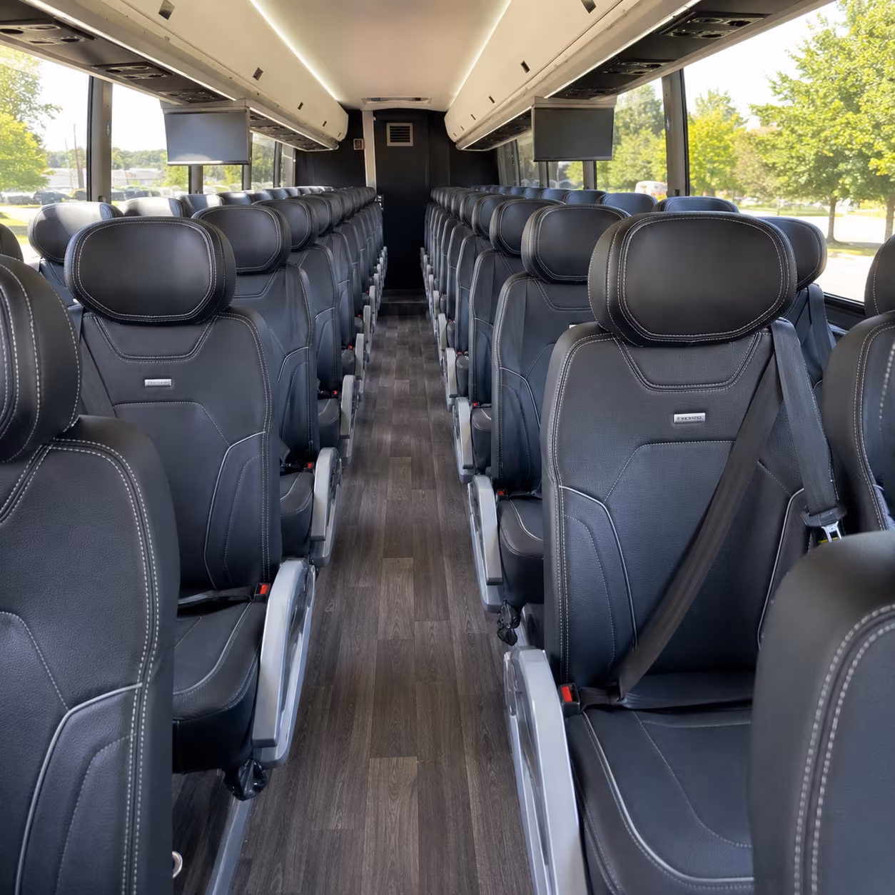 Paterson School Event Transportation party bus exterior
