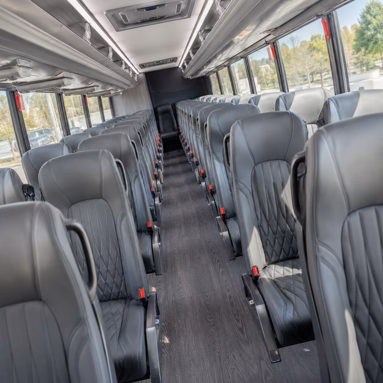 Paterson School Event Transportation onboard seating