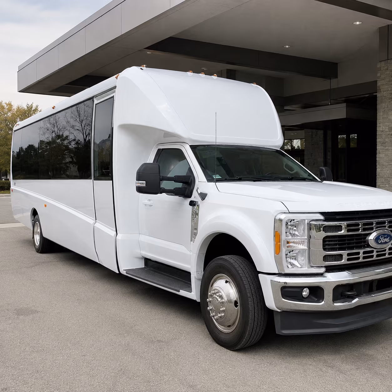 Paterson School Event Transportation party bus exterior