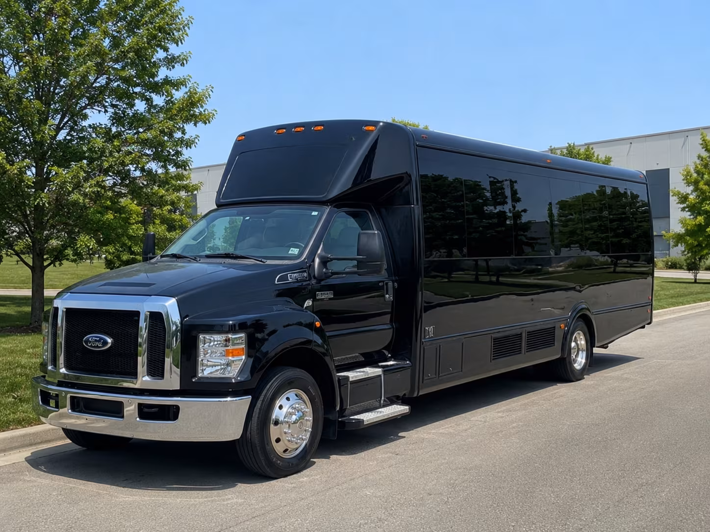 Paterson Sporting Event Transportation party bus exterior