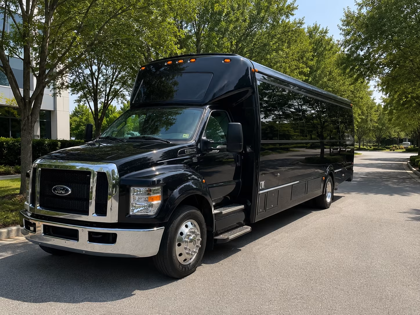Paterson Sporting Event Transportation party bus interior
