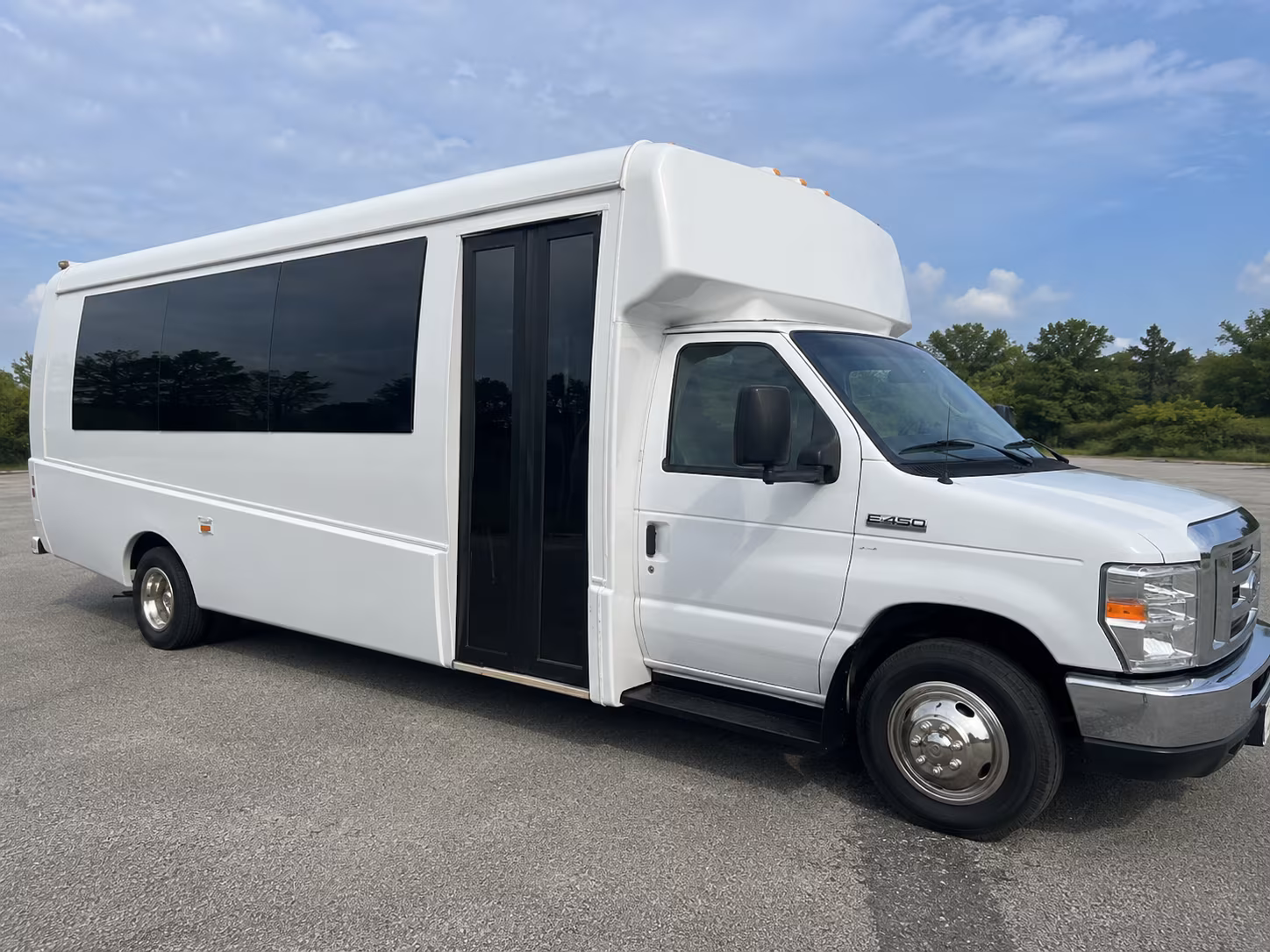 Paterson Wedding Transportation party bus exterior