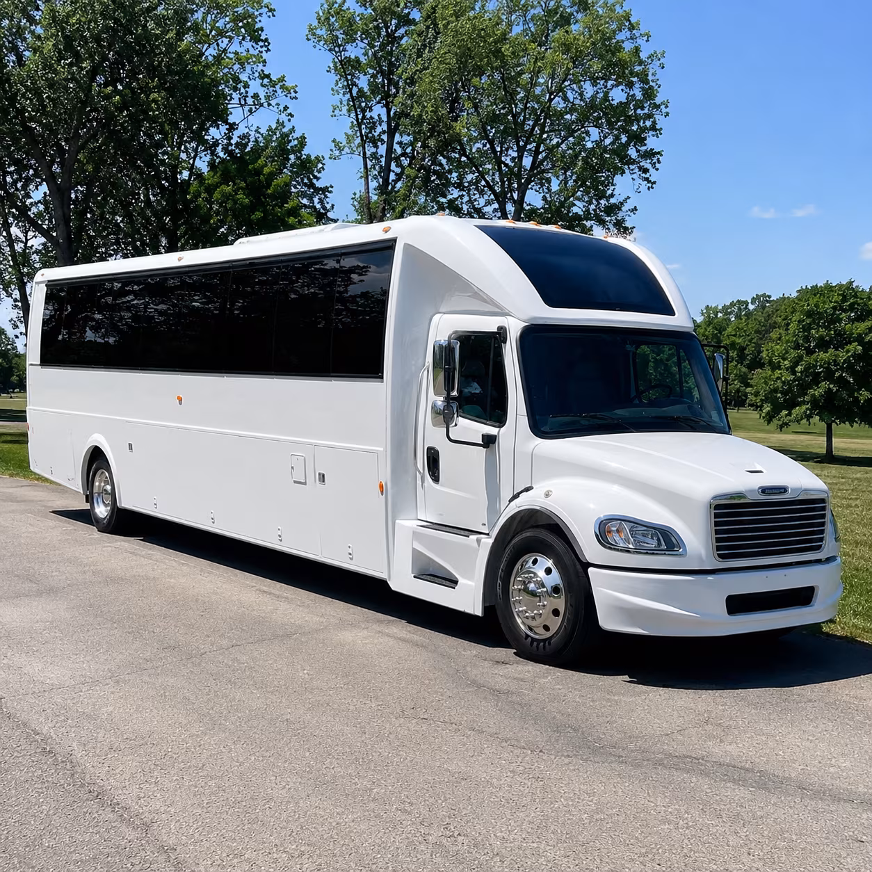Paterson Wedding Transportation party bus exterior